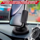 Suporte Para Celular Carro 360 Graus Com Ventosa Silicone E Base Girat&oacute;ria