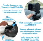 Suporte Para Celular Carro 360 Graus Com Ventosa Silicone E Base Girat&oacute;ria