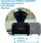 Suporte Para Celular Carro 360 Graus Com Ventosa Silicone E Base Girat&oacute;ria