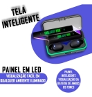 Fone De Ouvido Sem Fio Bluetooth Gamer Com Luz LED - A Prova D-&Aacute;gua - E10 TWS