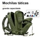 Mochila Militar 50L Verde para Viagem Camping Trekking Resistente &agrave; &Aacute;gua