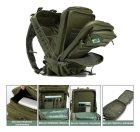 Mochila Militar 50L Verde para Viagem Camping Trekking Resistente &agrave; &Aacute;gua
